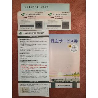 ジェイアール(JR)のJR東日本　株主優待2枚とサービス券のセット(その他)