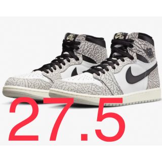 ナイキ(NIKE)のNike Air Jordan 1 High OG White Cement(スニーカー)