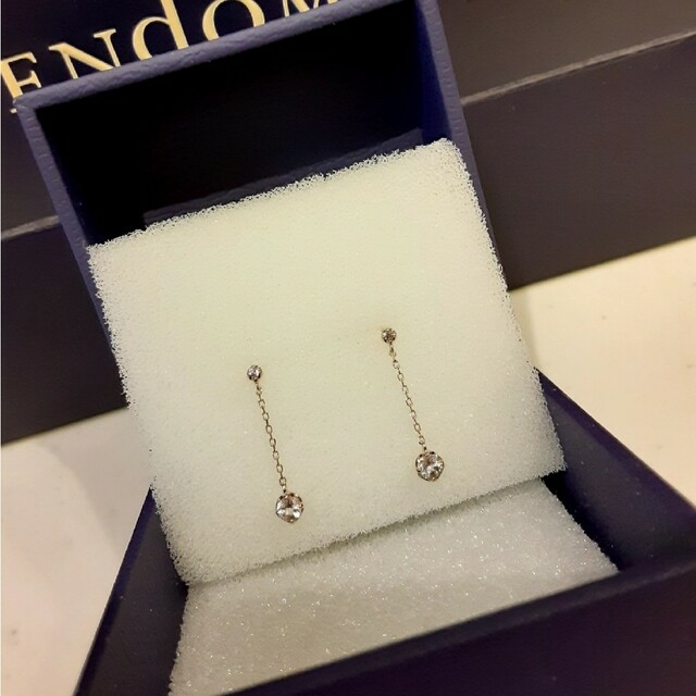 ヴァンドーム青山Vendome ベーシックホワイトトパーズピアス 24H限定
