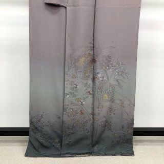 アイボリー×レッド K-3013 訪問着 総刺繍 汕頭蘇州刺繍 松竹梅 美しい