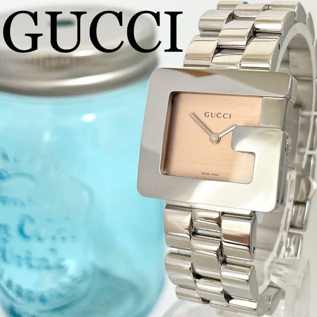226 GUCCI グッチ時計 レディース腕時計 Gロゴ 人気 ピンクオレンジ