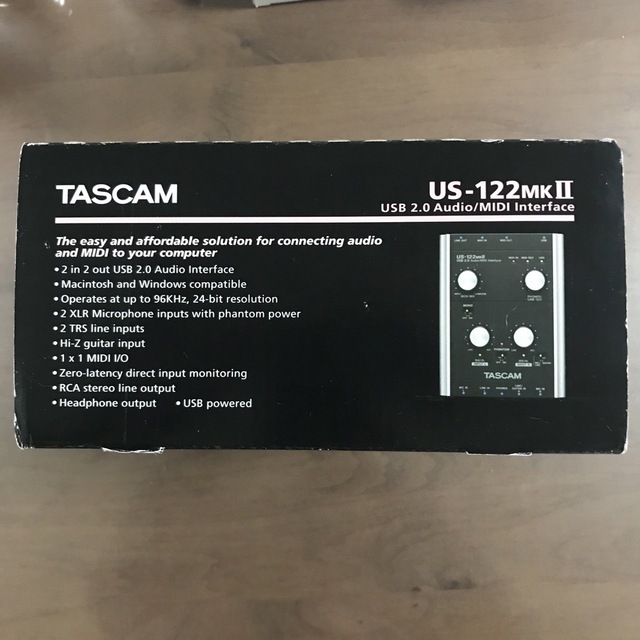 TASCAM US-122MK2（インターフェイスオーディオ）TEAC テアック
