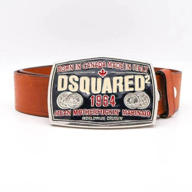 希少》DSQUARED ベルト ビッグバックル ヴィンテージ アンティーク 上品