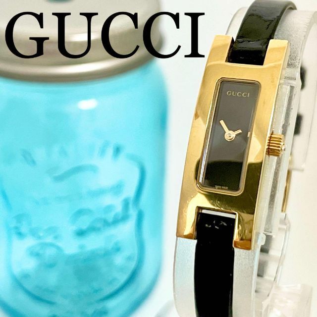 582 GUCCI グッチ時計 レディース腕時計 ブラック ゴールド 人気 人気