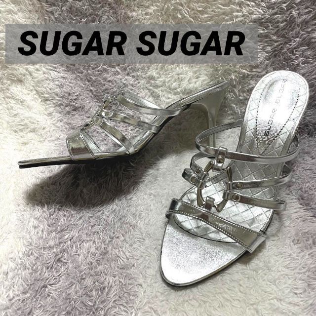 SUGAR SUGAR シルバーパンプス - ハイヒール