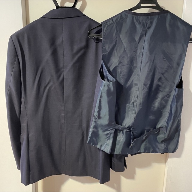 COMME CA MEN(コムサメン)のコムサメン スーツ セットアップ ジャケット ベスト ジレ メンズのスーツ(セットアップ)の商品写真