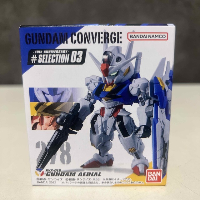 BANDAI(バンダイ)の新品未開封　ガンダムコンバージ　ガンダムエアリアル エンタメ/ホビーのおもちゃ/ぬいぐるみ(模型/プラモデル)の商品写真