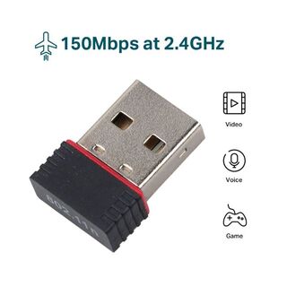 【3個セット】USB無線LAN WiFi 子機 受信機 無線アダプター ドングル(PCパーツ)
