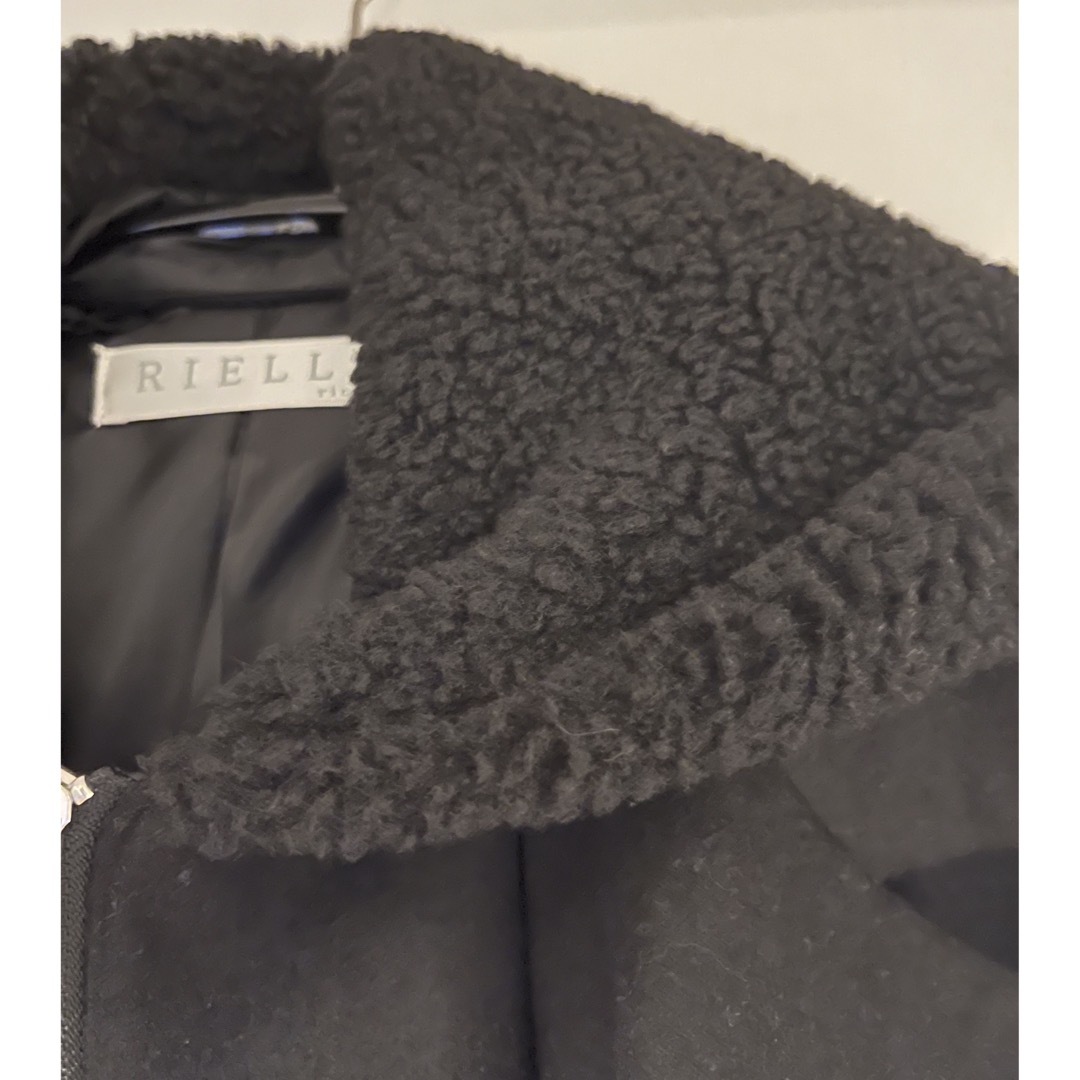 【RIELLE riche】Hood Boa Chester Coat レディースのジャケット/アウター(ロングコート)の商品写真