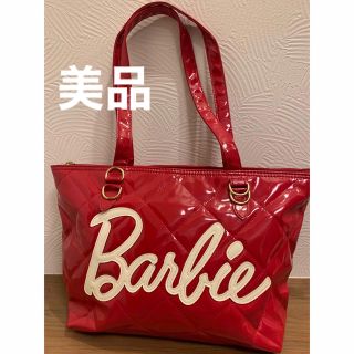 バービー(Barbie)のBarbie （バービー）赤レザーバッグ　美品(トートバッグ)