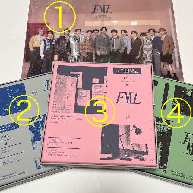 SEVENTEEN(セブンティーン)のSEVENTEEN FML アルバム エンタメ/ホビーのCD(K-POP/アジア)の商品写真