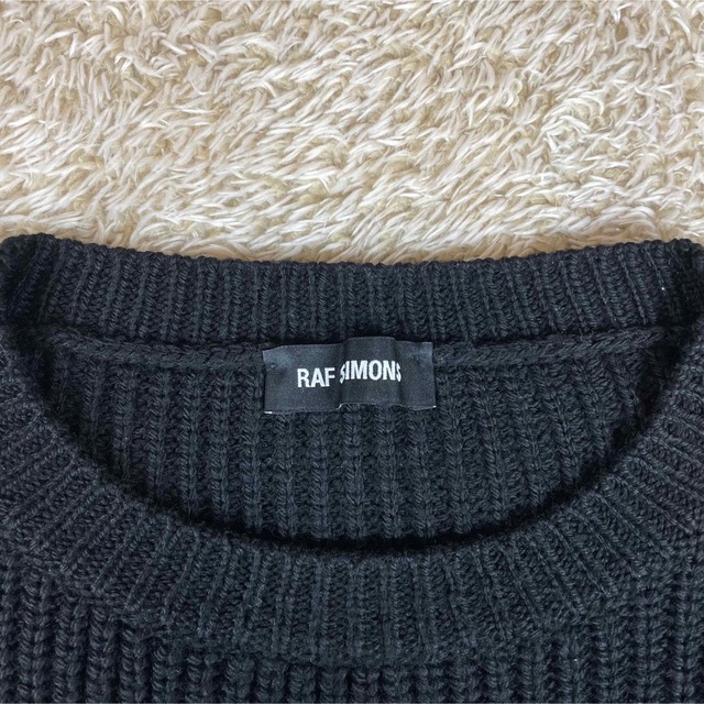 RAF SIMONS(ラフシモンズ)の【希少】RAF SIMONS レタード ボーダーセーター M メンズのトップス(ニット/セーター)の商品写真