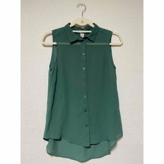 エイチアンドエム(H&M)のH&M ブラウス シャツ Sleeveless shirt blouse(シャツ/ブラウス(半袖/袖なし))