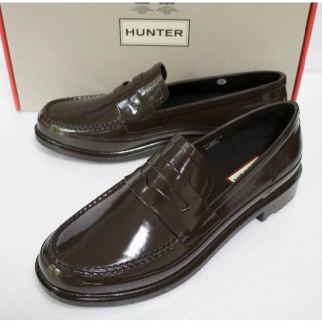 定価16500 新品 本物 HUNTER メンズ ローファー JP28 2042