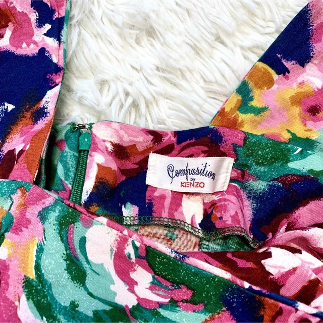 KENZO 超高級‼️素敵すぎワンピKENZO ケンゾー 花柄ワンピース