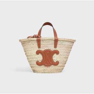celine - 新品 CELINE セリーヌ パニエ ハンドバッグ かごバッグ タン