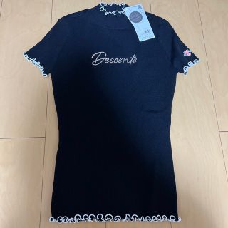 デサント(DESCENTE)のDESCENTE [LUXE]SWAROVSKIリブメロー半袖ニット (ウエア)