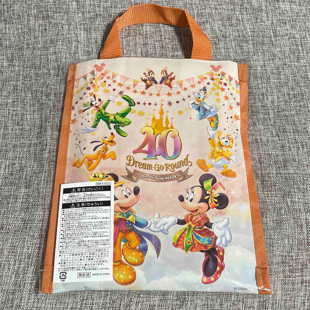 Disney(ディズニー)の未使用☆ディズニーランド　40周年　レジャーシート エンタメ/ホビーのおもちゃ/ぬいぐるみ(キャラクターグッズ)の商品写真