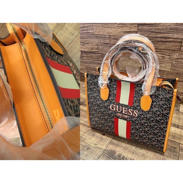 GUESS - 新品 GUESS ゲス シルバーナ 2WAY ハンド ショルダー バッグ