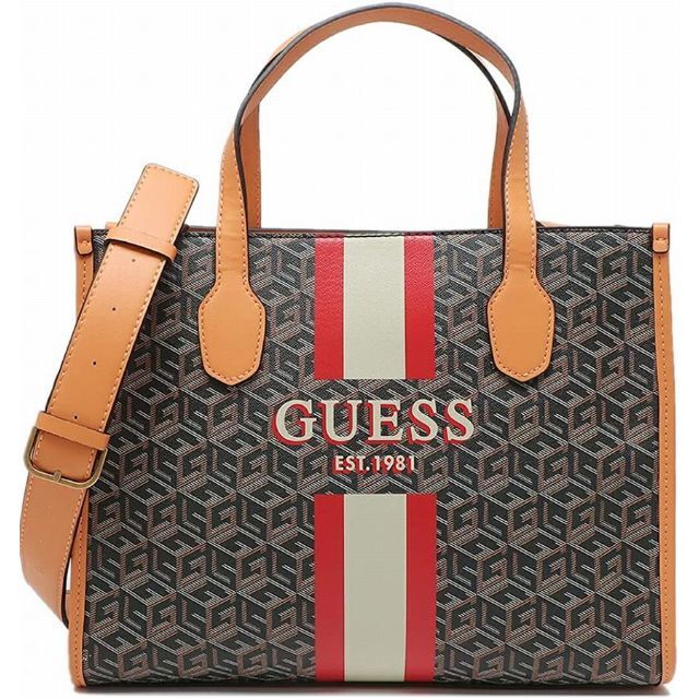 Guess ゲス　ハンドバッグ　シルバー