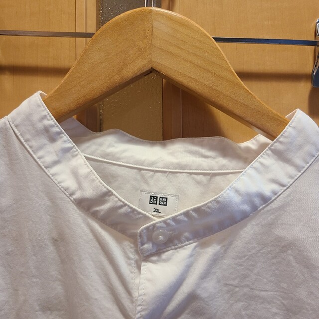 UNIQLO(ユニクロ)のユニクロ　スタンドカラーシャツ メンズのトップス(シャツ)の商品写真