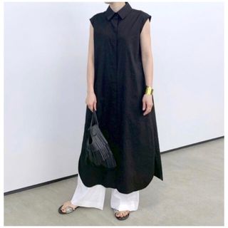 セオリーリュクス(Theory luxe)のTheory luxe 21ss スリーブレスシャツチュニック(ロングワンピース/マキシワンピース)