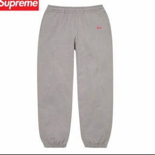 Supreme Small Box Sweatpant M Grey グレー