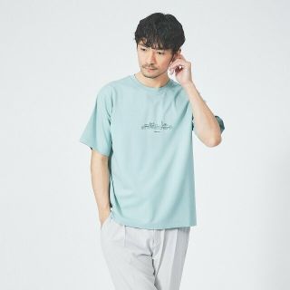 アバハウス(ABAHOUSE)の【グリーン】【CITY】刺繍 ポンチ 半袖 Tシャツ(Tシャツ/カットソー(半袖/袖なし))