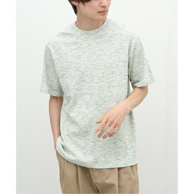 B.C STOCK(ベーセーストック)の【グリーン】HEAVY RIB C/N S/S-T メンズのトップス(Tシャツ/カットソー(半袖/袖なし))の商品写真