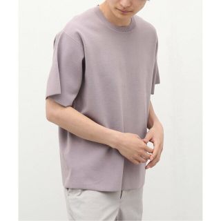 ベーセーストック(B.C STOCK)の【パープル】ミラノリブニットTシャツ(ニット/セーター)