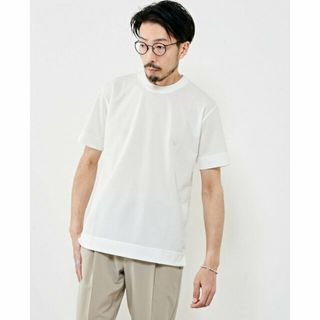 メンズメルローズ(MEN'S MELROSE)の【ホワイト】ブロックサッカークルーネックTシャツ(その他)