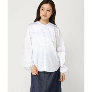 ゲス(GUESS)の【ホワイト(G011)】(W)Tina Woven Blouse(シャツ/ブラウス(長袖/七分))