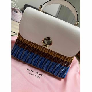 ケイトスペードニューヨーク(kate spade new york)の値下げ！ケイトスペード かごバッグ ショルダー ポーチ(かごバッグ/ストローバッグ)