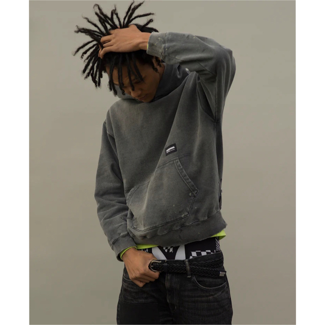 23SS NEIGHBORHOOD DAMAGE SWEATPARKA LS