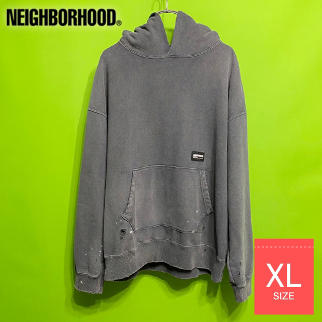 23SS NEIGHBORHOOD DAMAGE SWEATPARKA LS