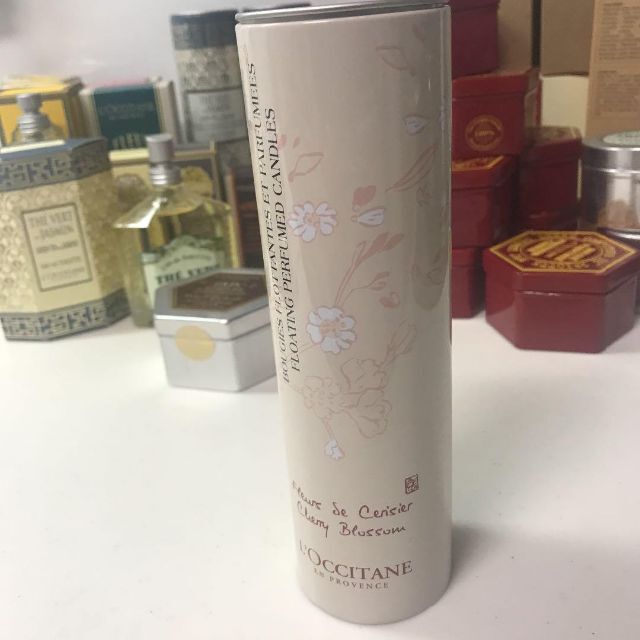 L'OCCITANE(ロクシタン)の桜の香りに癒やされて♡ ロクシタン チェリーブロッサム ティーキャンドル インテリア/住まい/日用品の日用品/生活雑貨/旅行(日用品/生活雑貨)の商品写真