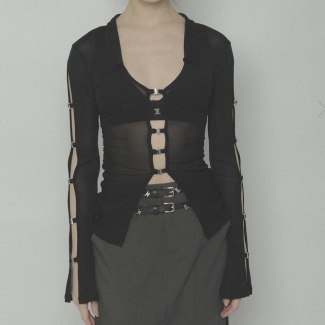 melt the lady sheer hook tops 黒-