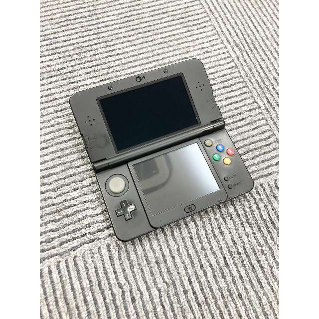 Nintendo New ニンテンドー3DS 中古 ブラック 着せ替えプレート付の