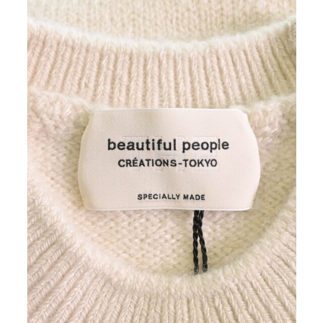 beautiful people ニット・セーター 160(L位) 白