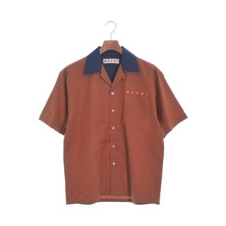 マルニ(Marni)のMARNI マルニ カジュアルシャツ 44(S位) オレンジ 【古着】【中古】(シャツ)