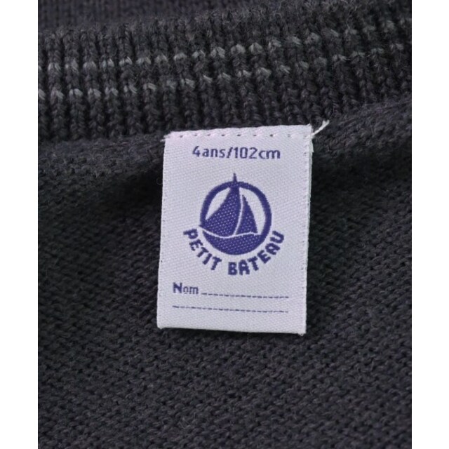 PETIT BATEAU(プチバトー)のPETIT BATEAU プチバトー ニット 102 グレー 【古着】【中古】 キッズ/ベビー/マタニティのキッズ服女の子用(90cm~)(ニット)の商品写真