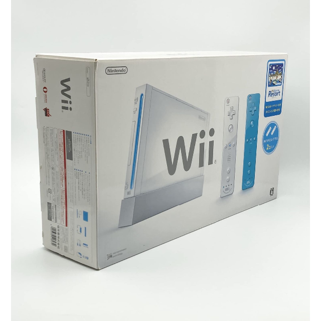 中古 Wii本体 (シロ) Wiiリモコンプラス2個、Wiiスポーツリゾート同梱 | フリマアプリ ラクマ