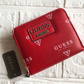 ゲス(GUESS)の大人気　ゲス小銭入れ付き二つ折り財布　メンズレディースユニセックス(財布)