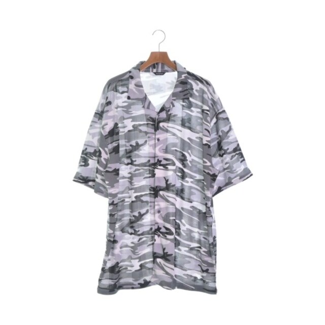 BALENCIAGA カジュアルシャツ 39(M位) グレーx黒x白(迷彩) 【古着】【中古】 | フリマアプリ ラクマ