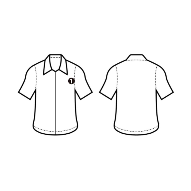 BALENCIAGA カジュアルシャツ 39(M位) グレーx黒x白(迷彩)