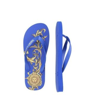 ヴェルサーチ(VERSACE)のVERSACE JEANS COUTURE サンダル ブルー 28.0cm(サンダル)