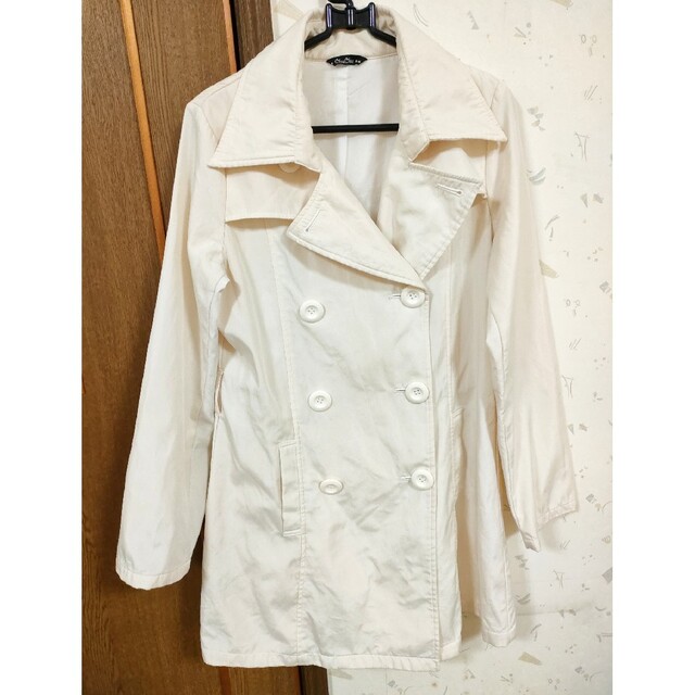 トレンチコート 白コート 春服 レディース アウター レディース トレンチコート 白コート 春服 レディース アウター レディース