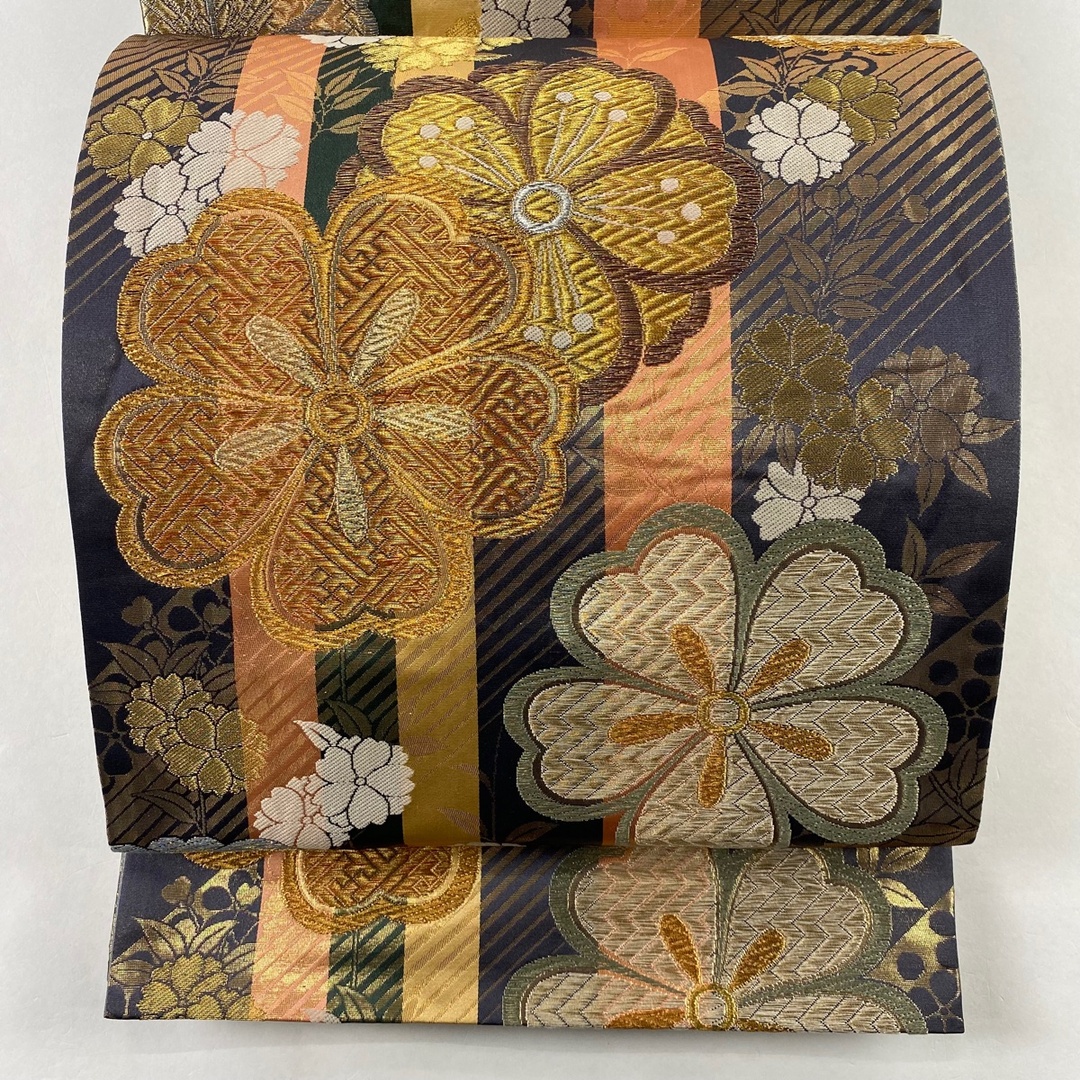 袋帯 美品 秀品 全通 正絹-www.steffen.com.br