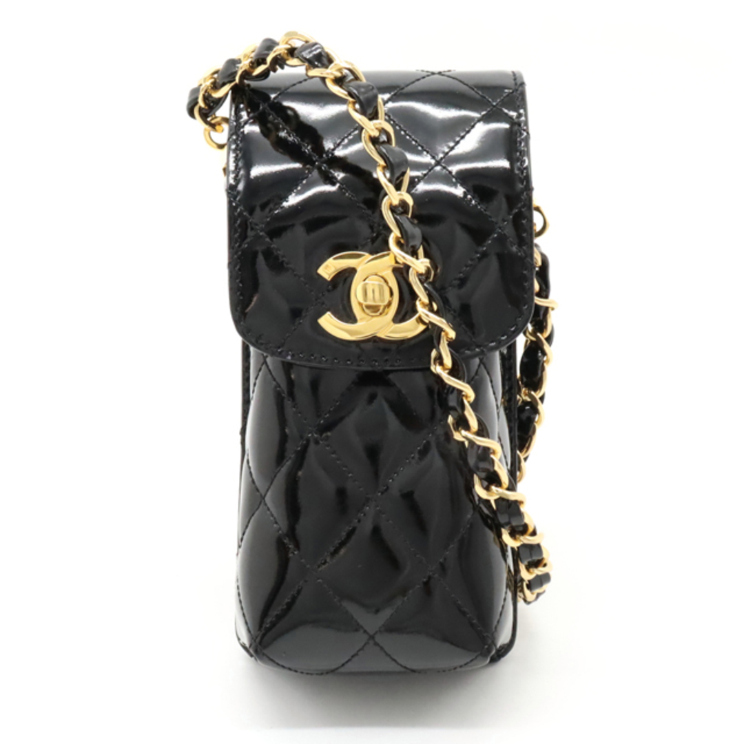 Chanel Quilted Lambskin Leather Wallet on Silver Chain Black Crossbody Bag  - Luxury In Reach