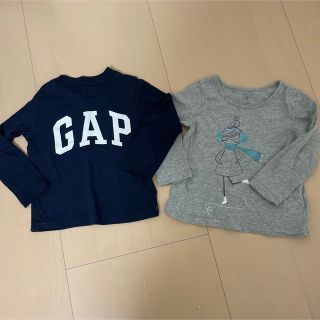 ベビーギャップ(babyGAP)のベビーギャップ　長袖Ｔシャツ　2枚(Tシャツ/カットソー)